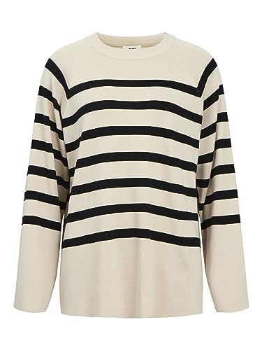 Object Damen Objester Knit Top Noos Pullover, Sandshell, L EU von Object