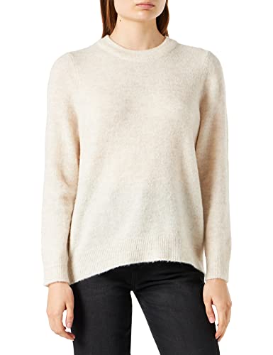 OBJECT Women's OBJELLIE L/S O-Neck NOOS Pullover, Sandshell, XL von Object