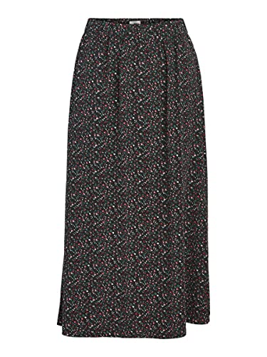 Object Damen Bobbie Skirt Noos Midirock, Schwarz, 40 EU von Object