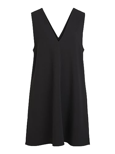 Object Damen Objsigrid Mira S/L Dress Noos Kleid, Schwarz, 36 EU von Object