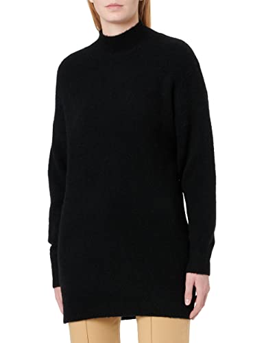 Object Damen Objellie L/S Knit Tunic Noos Pullover, Schwarz, S EU Object Damen Objellie L/S Knit Tunic Noos Pullover, Schwarz, S EU von Object