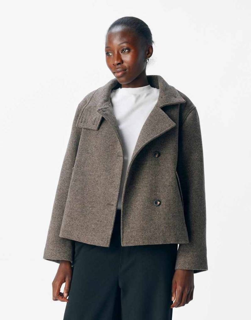 Object - Jacke in Morchelbraun-Brown von Object