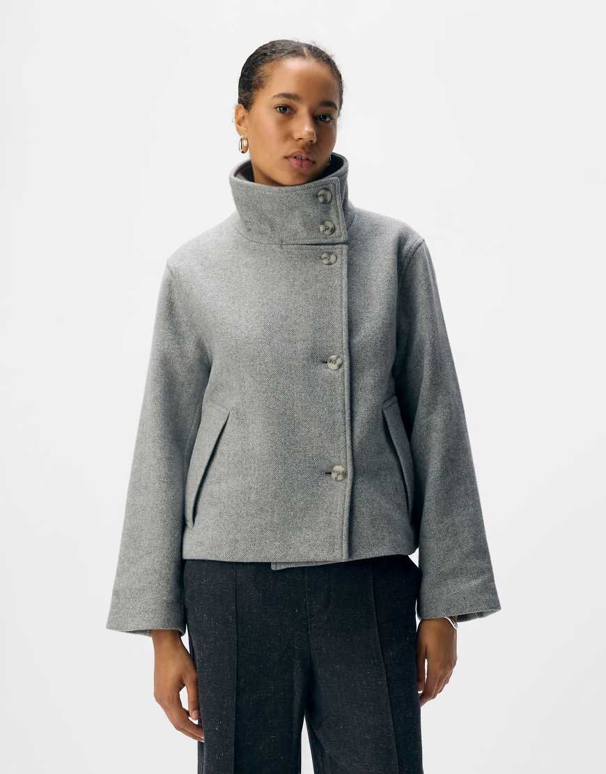Object - Jacke in meliertem Mittelgrau Object - Jacke in meliertem Mittelgrau von Object