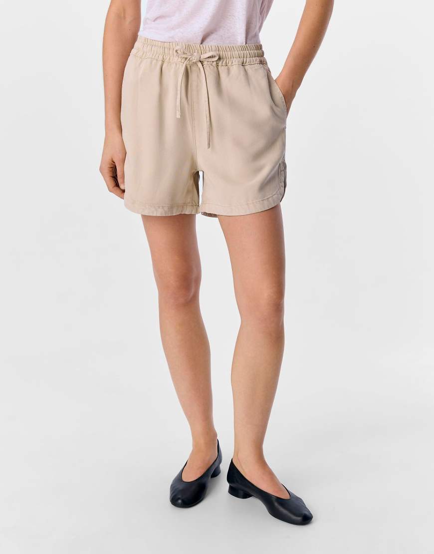 Object - Jeans-Shorts in Sandshell-Weiß Object - Jeans-Shorts in Sandshell-Weiß von Object