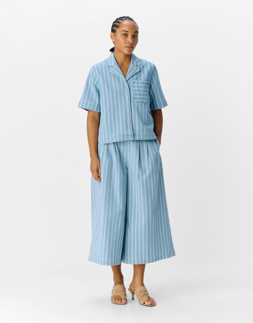 Object - Jeanshemd in Hellblau Object - Jeanshemd in Hellblau von Object