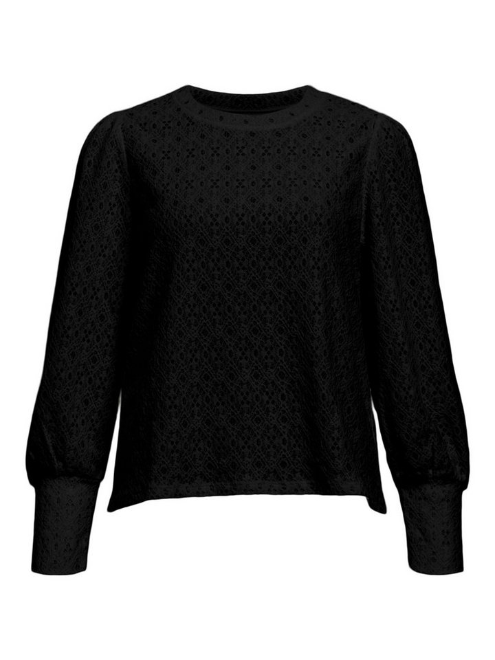 Object Langarmshirt Laila (1-tlg) Lochmuster von Object
