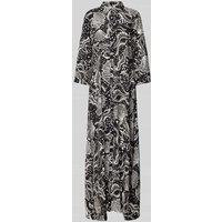 Object Maxikleid mit Allover-Print Modell 'Jessa' in Black, Größe 36 Object Maxikleid mit Allover-Print Modell 'Jessa' in Black, Größe 36 von Object