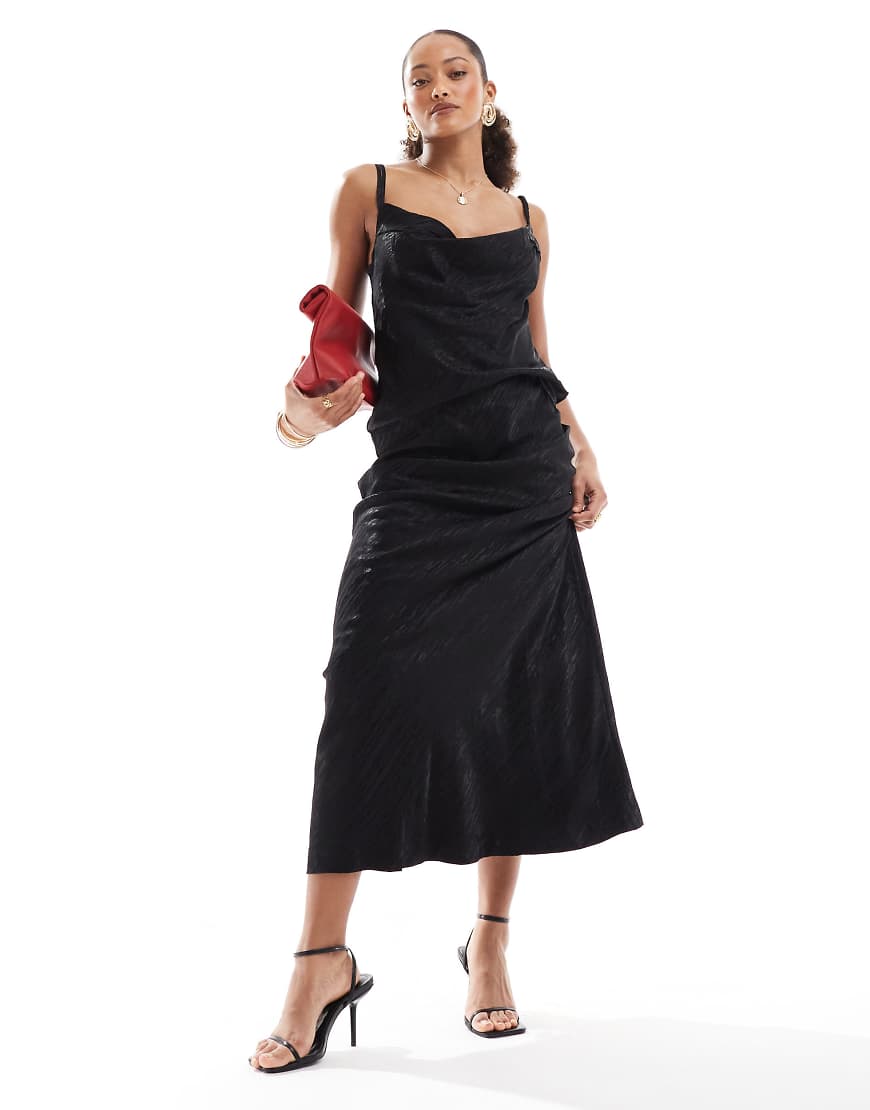 Object - Maxirock in Schwarz mit Jacquardmuster, Kombiteil Object - Maxirock in Schwarz mit Jacquardmuster, Kombiteil von Object