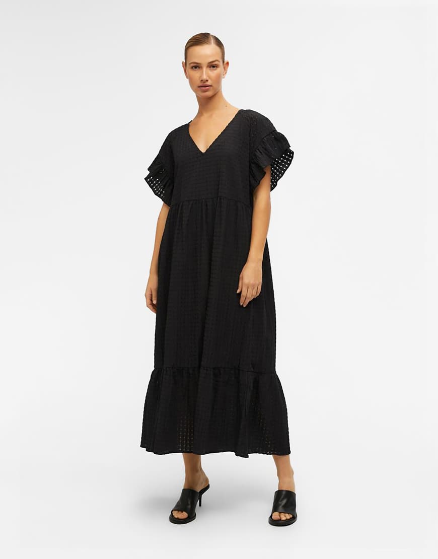 Object - Midikleid in Schwarz Object - Midikleid in Schwarz von Object