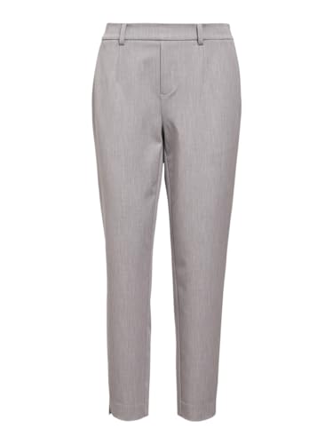 Object Objlisa Slim Pant Noos Stoffhose für Damen, Light Grey Melange,40 Object Objlisa Slim Pant Noos Stoffhose für Damen, Light Grey Melange,40 von Object