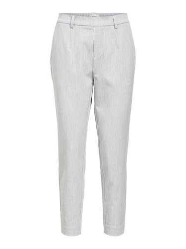 Object Objlisa Slim Pant Noos Stoffhose für Damen, Light Grey Melange,42 von Object