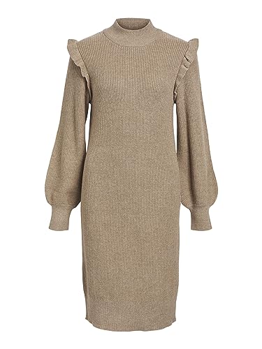 Object OBJMALENA L/S Ruffle Knit Dress NOOS Object OBJMALENA L/S Ruffle Knit Dress NOOS von Object