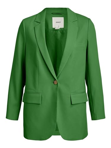 Object Damen Objsigrid L/S Noos Blazer, Fern Green, 34 EU von Object