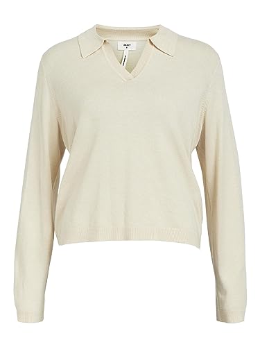 Object OBJTHESS L/S V-Neck Knit Polo NOOS von Object