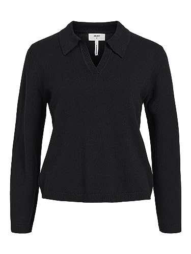 Object OBJTHESS L/S V-Neck Knit Polo NOOS von Object