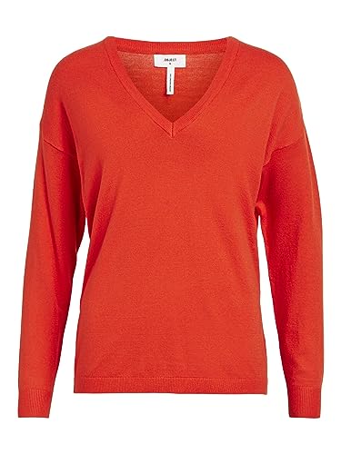 Object OBJTHESS L/S V-Neck Knit Pullover NOOS von Object