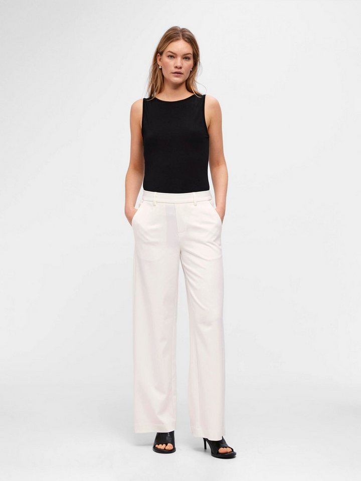 Object Stoffhose OBJLisa (1-tlg) Drapiert/gerafft von Object