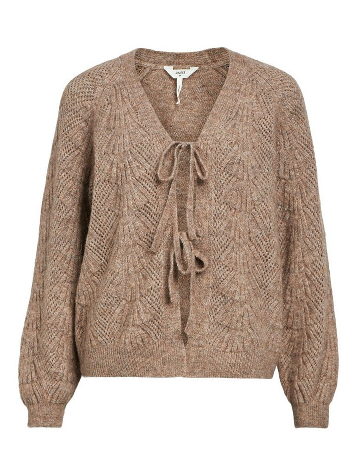 Object Strickjacke OBJFlora (1-tlg) Lochmuster von Object