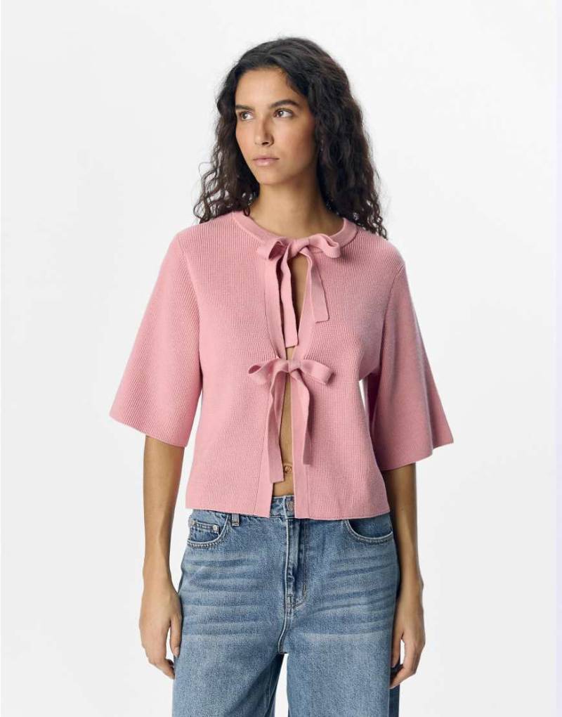 Object - Strickjacke in Rosa von Object