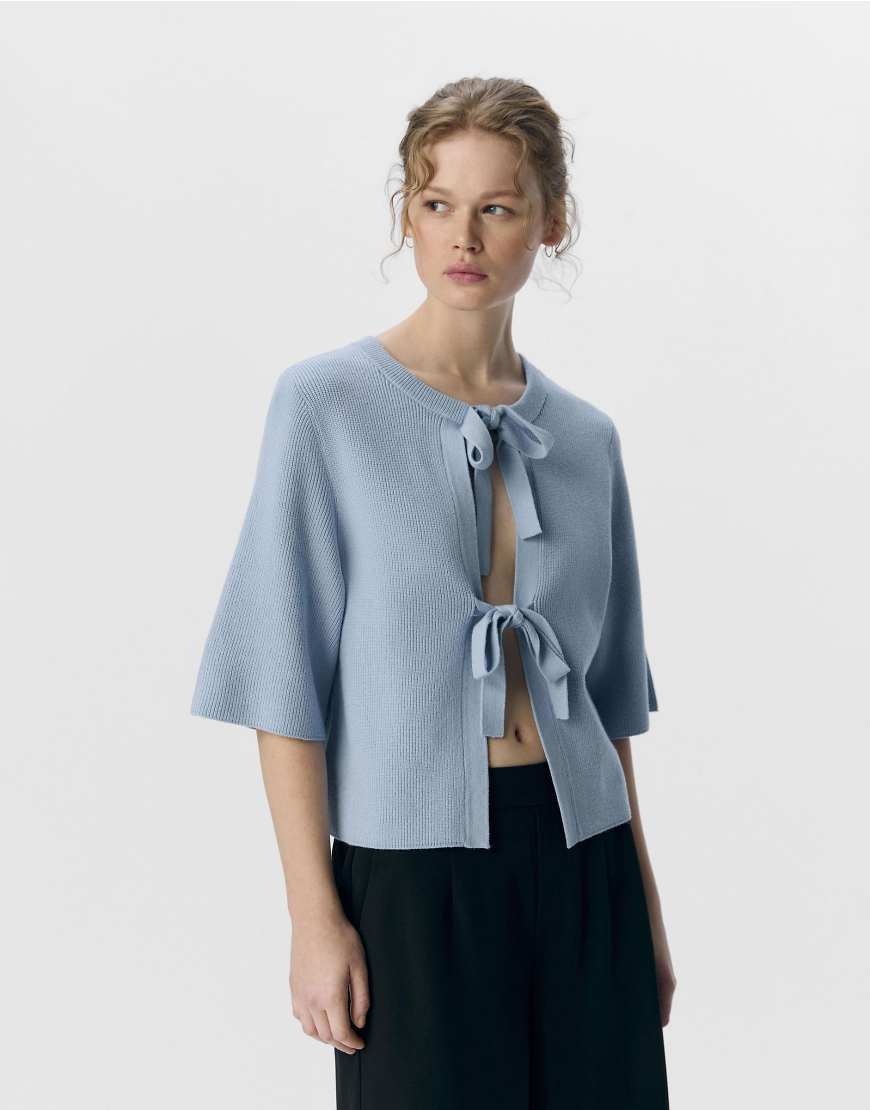 Object - Strickjacke in Kentucky-Blau von Object