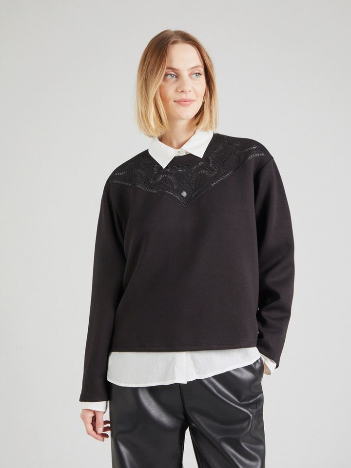 Object Sweatshirt BETZY (1-tlg) Lochmuster von Object