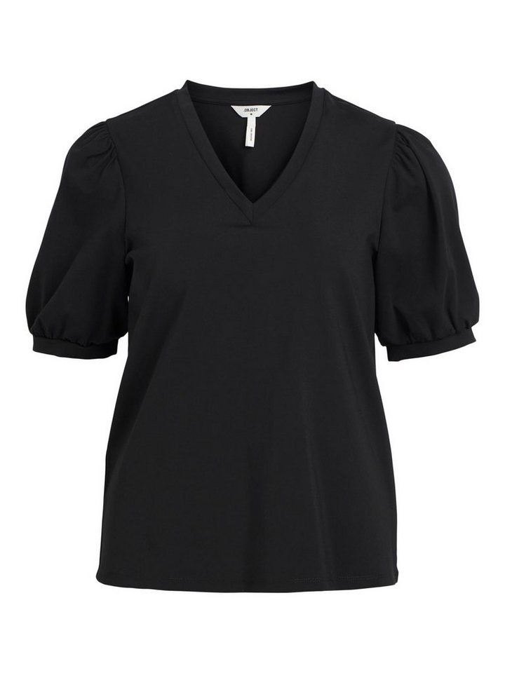 Object T-Shirt Caroline (1-tlg) Drapiert/gerafft von Object