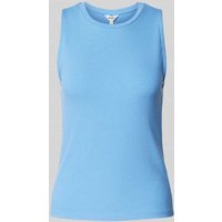 Object Tanktop in Ripp-Optik Modell 'Jamie' in Blau, Größe 34 Object Tanktop in Ripp-Optik Modell 'Jamie' in Blau, Größe 34 von Object