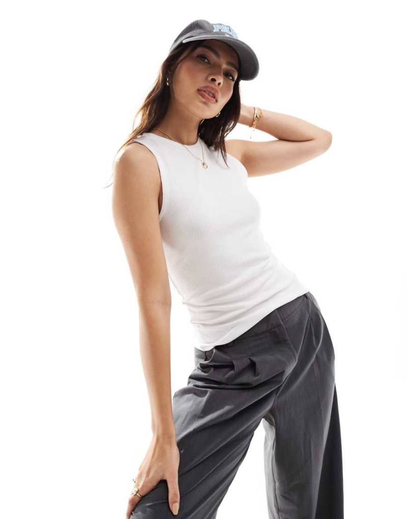Object - Tanktop in Weiß von Object