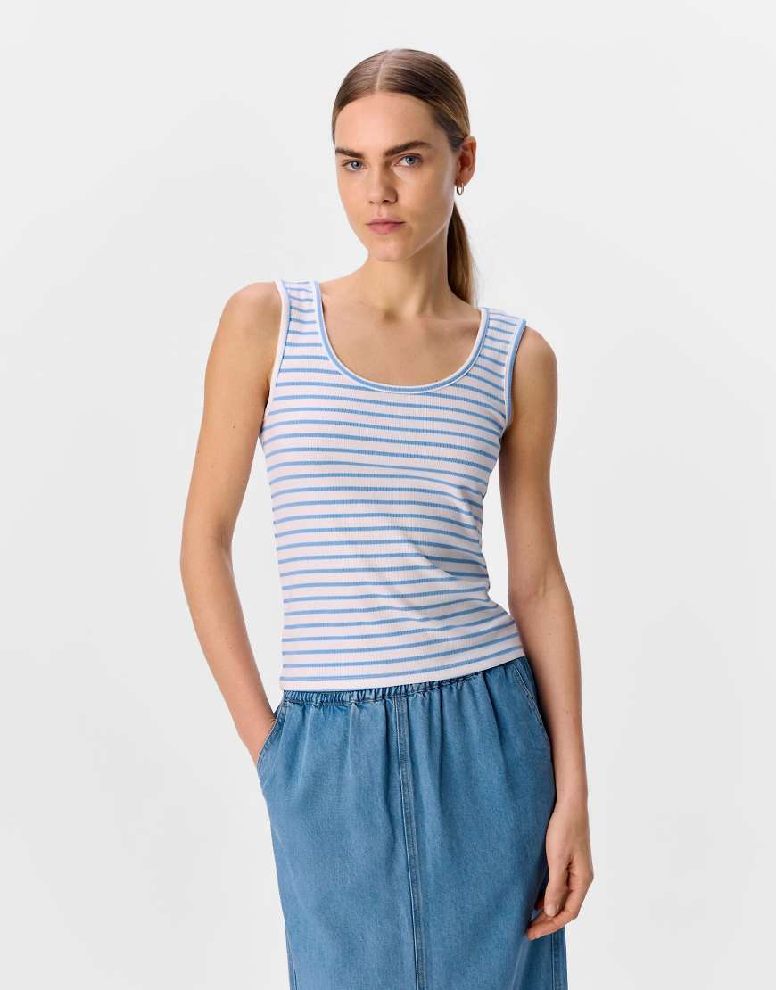 Object - Tanktop in White 1-Weiß Object - Tanktop in White 1-Weiß von Object