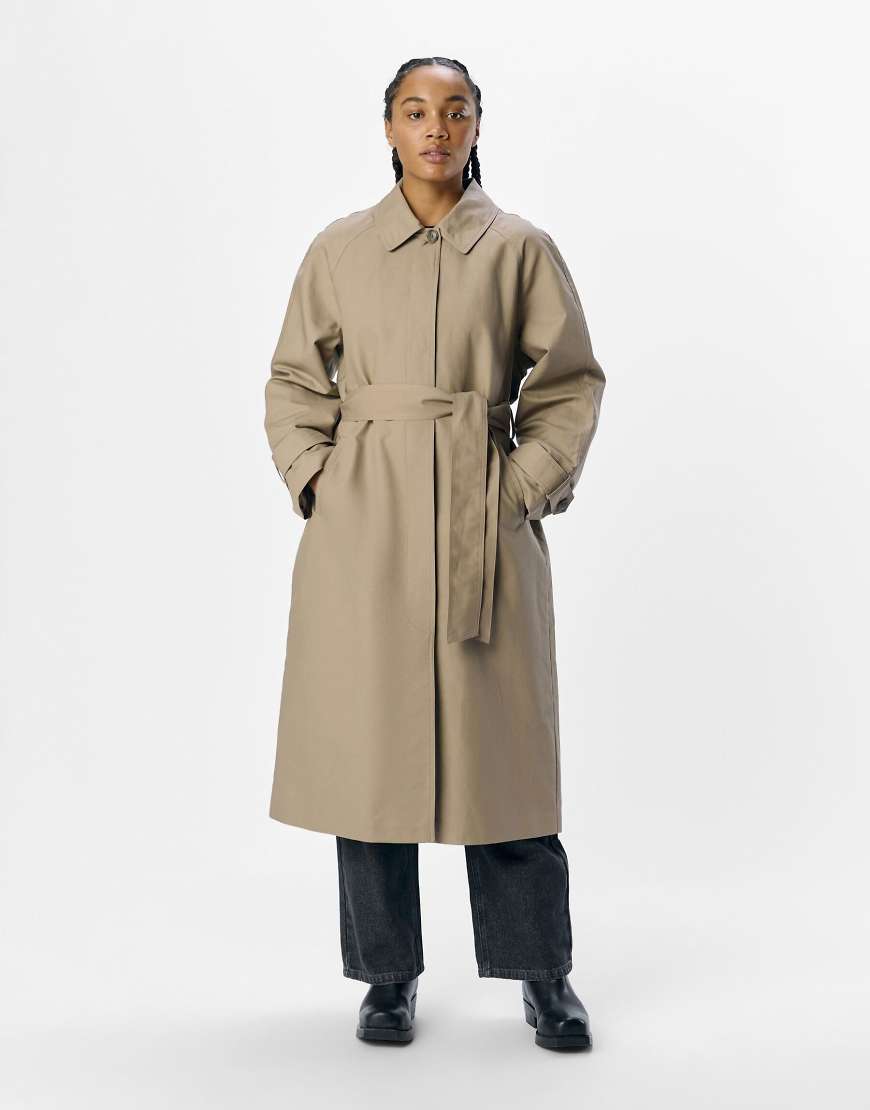 Object - Trenchcoat in Desert-Taupe-Neutral von Object