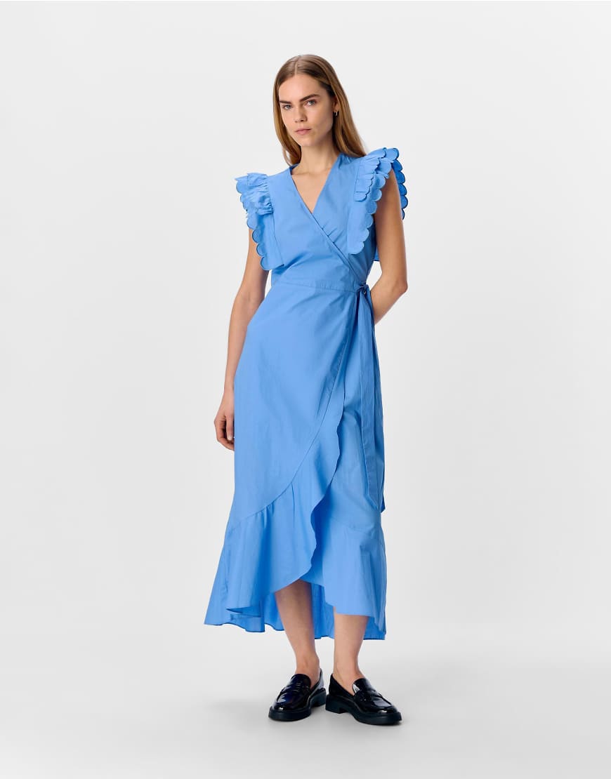 Object - Wickelkleid in Kornblumenblau von Object