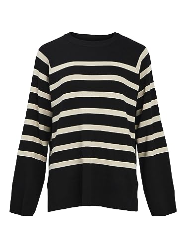 Object Damen Objester Knit Top Noos Pullover, Schwarz, S EU Object Damen Objester Knit Top Noos Pullover, Schwarz, S EU von Object