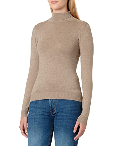 Object Women's OBJTHESS L/S Rollneck Knit Pullover NOOS Strickpullover, Fossil, M von Object