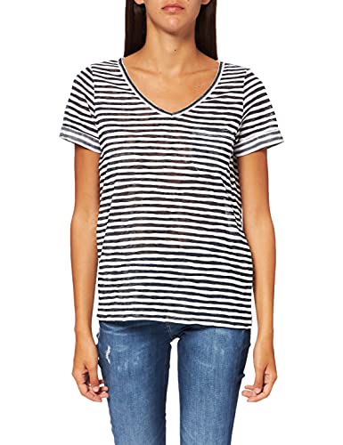 Objtessi Slub S/S V-Neck Noos von Object