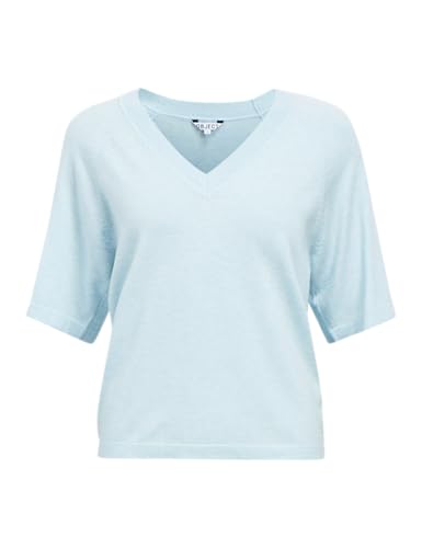 Objthess 2/4 Lo V-Neck Knit Top Noos von Object