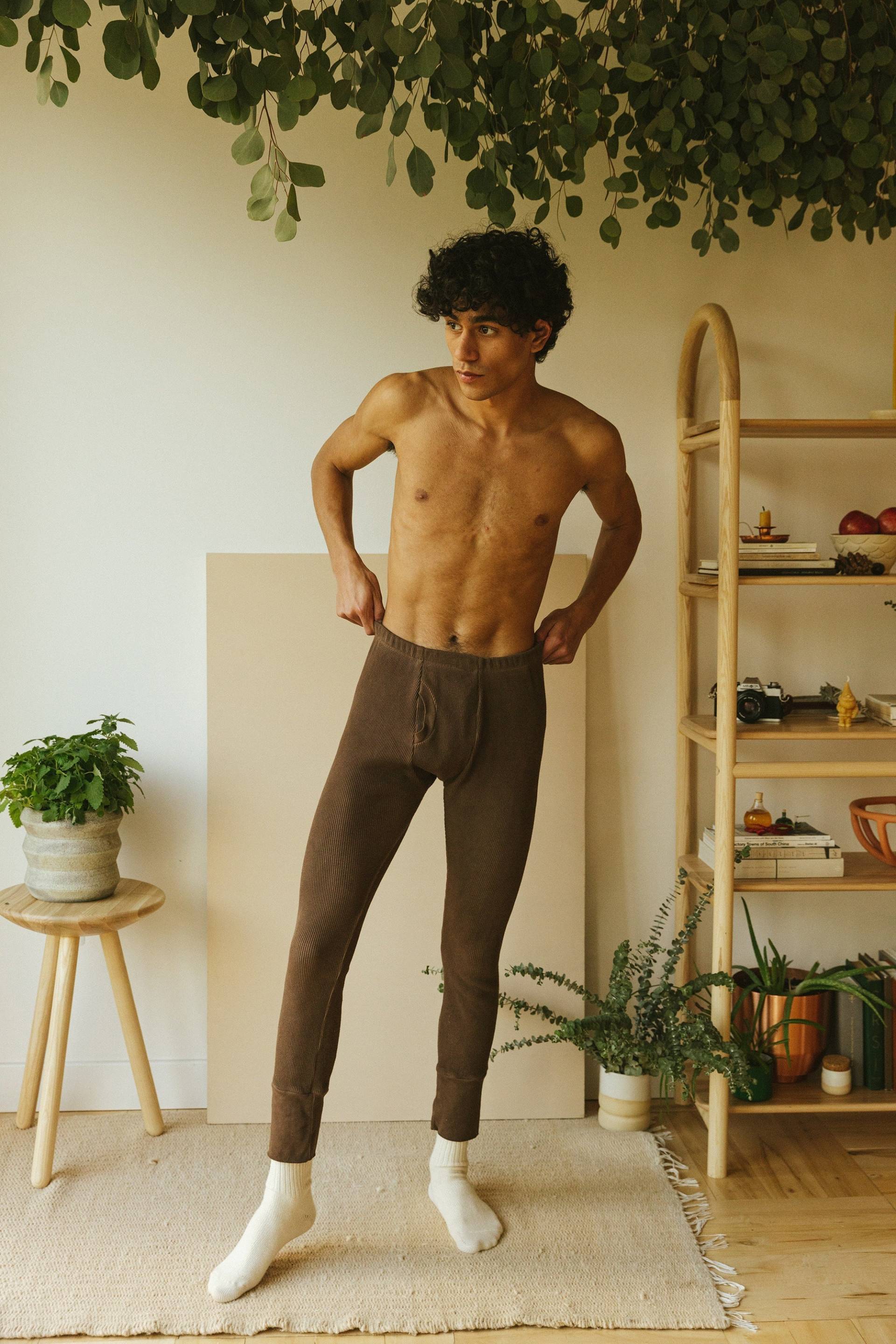 Long Unterhose Aus Bio-Baumwolle Unisex-Unterwäsche Mit Pflanzenfarben Long Unterhose Aus Bio-Baumwolle Unisex-Unterwäsche Mit Pflanzenfarben von ObjectApparel