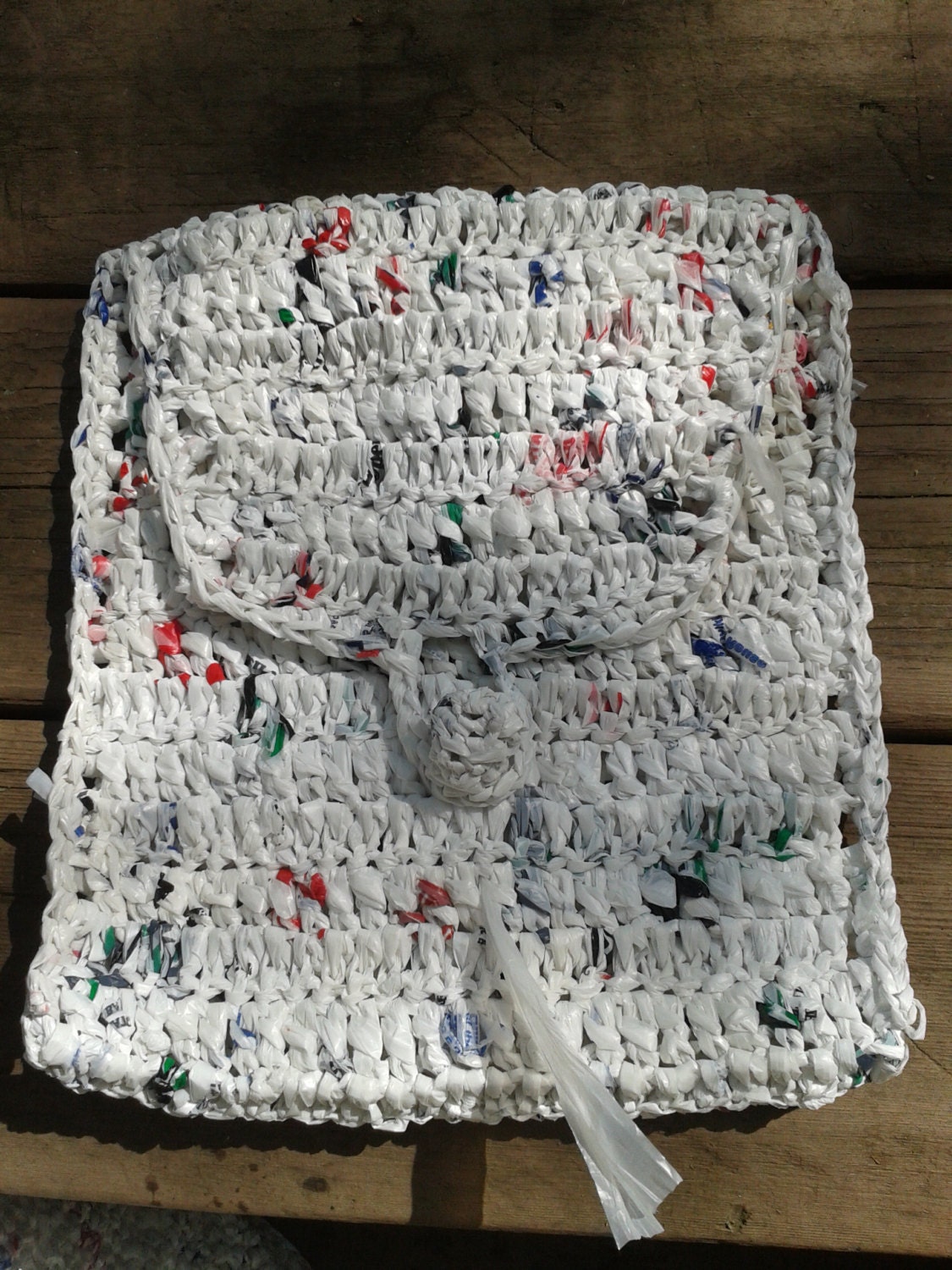 Recycelte Häkeln Plarn Geschenk-Tasche Recycelte Häkeln Plarn Geschenk-Tasche von ObjectReborn