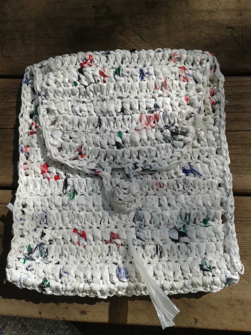Recycelte Häkeln Plarn Geschenk-Tasche von ObjectReborn