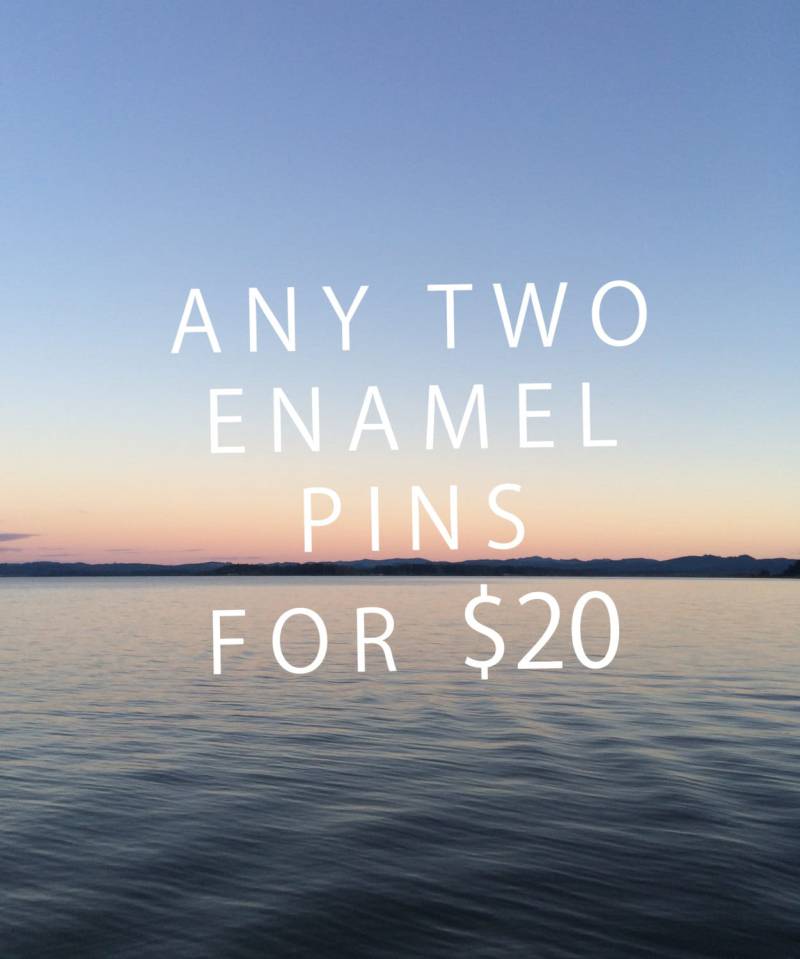 Zwei Emaille-Pins von ObjectTummy