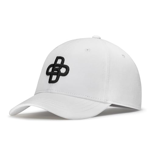 Oblack Baseball Cap Herren Weiß Basecap Herren Schwarz Kappe Herren mit Schwarz Mütze für Damen Baumwolle Peach Verstellbar White Snapback Caps Damen Hut Black - Trucker Cap von Oblack