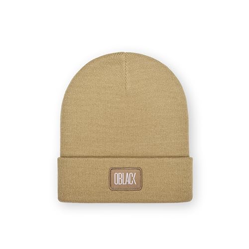 Oblack Mütze Herren Winter | Camel Camo Damen Beanie Warme | Kamel Wintermütze Strickmütze | Dehnbare Weiche Wollmütze mit Bündchen | Weich & Stretchy Atmungsaktiv Unisex Mütze von Oblack