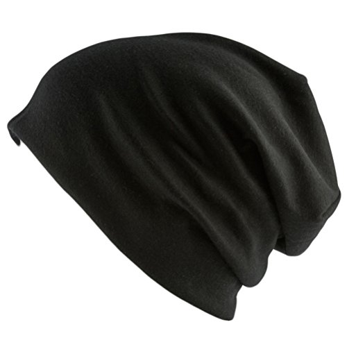 Oblique Unique® Long Beanie XXL Mütze Slouch Trend Damen Herren (Black) von Oblique Unique