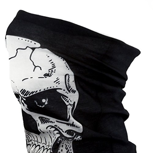 Oblique Unique® Multifunctional Headwear Seamless Magic Scarf Headbands - Centered Skull von Oblique Unique