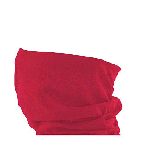 Oblique Unique Damen/Herren Mikrofaser Multifunktionstuch K-150 (Pure Red) von Oblique Unique