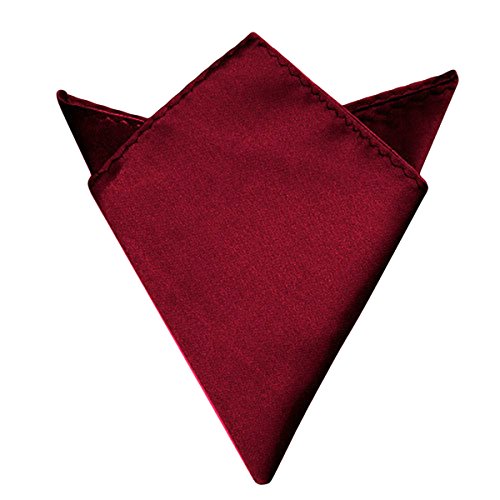 Oblique-Unique Einstecktuch Kavalierstuch Tuch Taschentuch Polyester Business Hochzeit (Bordeaux) von Oblique Unique