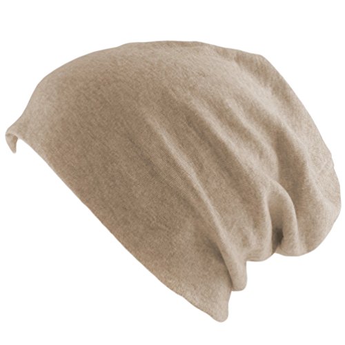 Oblique Unique Long Beanie XXL Mütze Slouch Trend Damen Herren (Beige Sand) von Oblique Unique