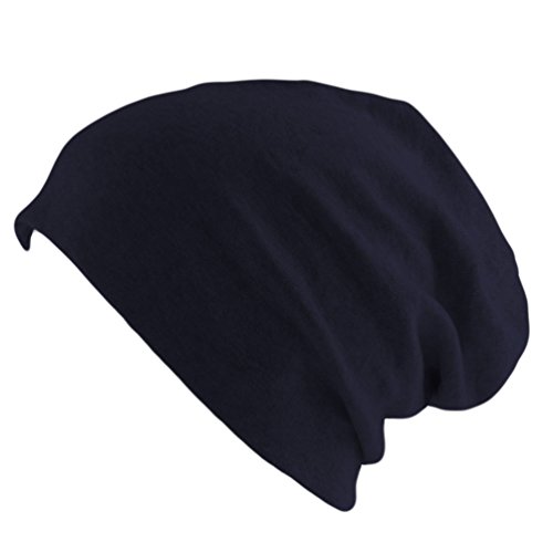 Oblique Unique Long Beanie XXL Mütze Slouch Trend Damen Herren (Dark Blue) von Oblique Unique