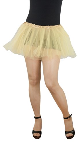 Oblique Unique Tutu - Ballettrock - Tütü Kinder geeignet von 40cm bis 75cm Taillenumfang (Champagner) von Oblique Unique