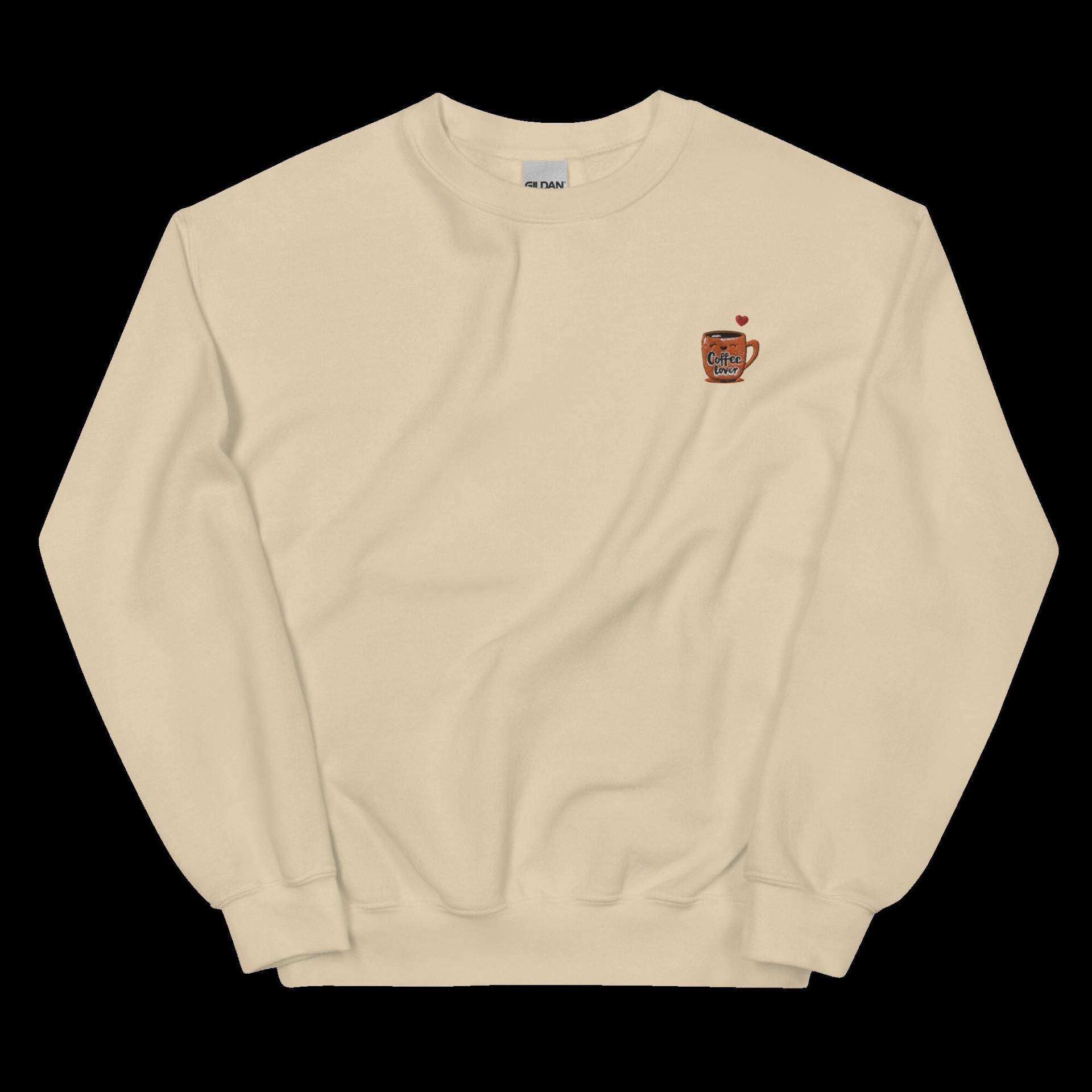 Besticktes Coffee Lover Design Auf Unisex Sweatshirt Pullover - Süßes Und Lustiges Stick-Design Für Kaffeetrinker Cafe-Liebhaber Besticktes Coffee Lover Design Auf Unisex Sweatshirt Pullover - Süßes Und Lustiges Stick-Design Für Kaffeetrinker Cafe-Liebhaber von ObliqueShirts