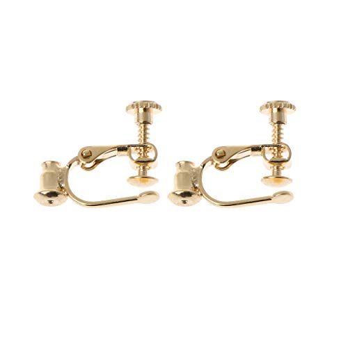 1 Paar U Form Clip On Ohrringe Mit Einfach Offener Loop Ohne Durchbohrte Ohrringklammern Schmuck Schmuck Hersteller Nasenebene Für Frauen Weiß Gold von Obotsnoi
